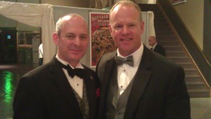 Consul Jonathan Warren and Wyoming Governor Matt Mead at the BBHC Patrons Ball, Cody, Wyoming 2013
