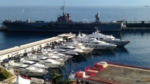 USS Mount Whitney in Monaco