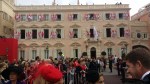 Onto the plaza for the&nbsp;parade