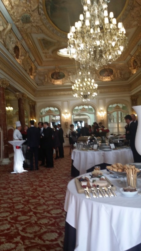 Ending luncheon with Monaco diplomats from around the world